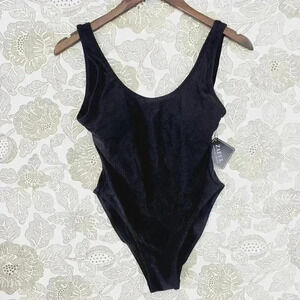 NWT Zaful One Piece Swimsuit Black Size 6